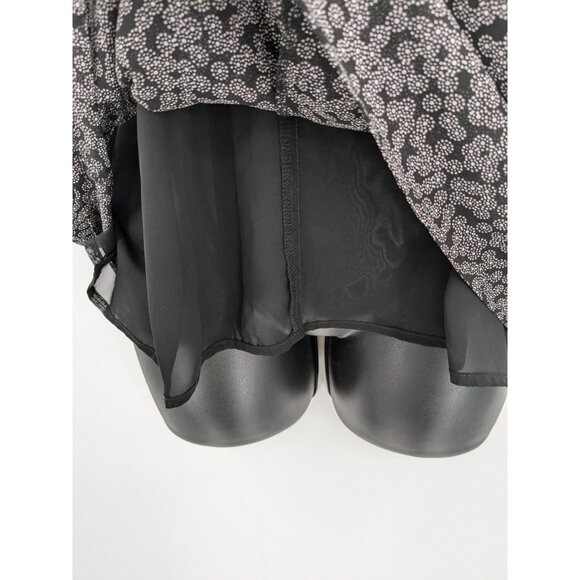 LOFT Cold Shoulder Disty Top Women Size XS Floral Office Corporate Flowy Capsule - Picture 6 of 9